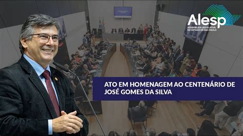 Ato Solene homenageia o centenário de nascimento de José Gomes da Silva