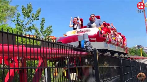 Top Thrill Dragster Off Ride Video 4k With Rollback Footage Cedar