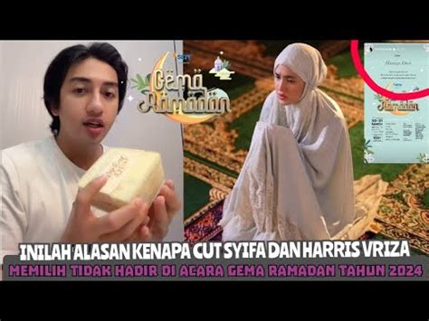 INILAH ALASAN HARRIS VRIZA DAN CUT SYIFA MEMILIH TIDAK HADIR DI ACARA