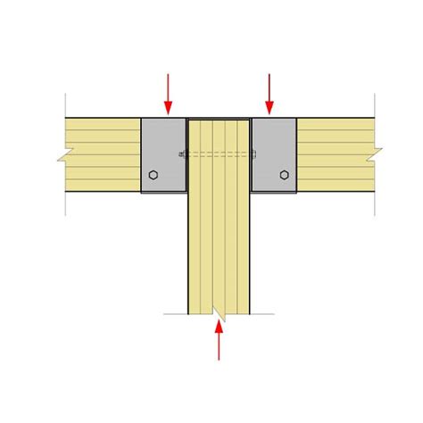 Multiple Beams Bear On Combined Bearing Plate Beam Hanger Woodworks