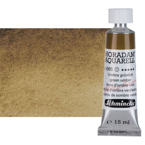 Schmincke Horadam Watercolor Green Umber 15ml Jerry S Artarama