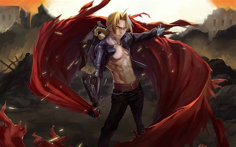 Edward Elric Fullmetal Alchemist Brotherhood Hd Wallpaper