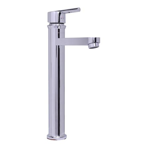 LLAVE OSLO MONOMANDO ALTA PARA LAVABO DE BAÑO 32 CM CROMO PULIDO The