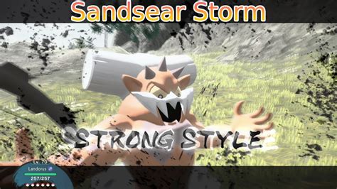 Landorus uses Sandsear Storm Pokémon Legends Arceus YouTube