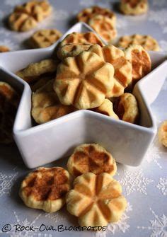 Small Waffles Are Arranged In Bowls On A Table