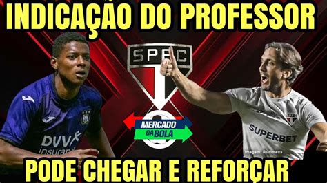 ZUBELDÍA INDICA E SPFC CORRE ATRÁS PARA A FECHAR REFORÇO