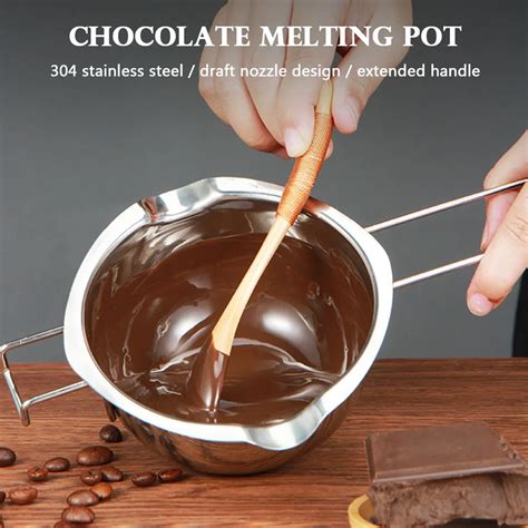 Chocolate Melting Pots Stainless Steel Double Boiler Pot Baking Tools