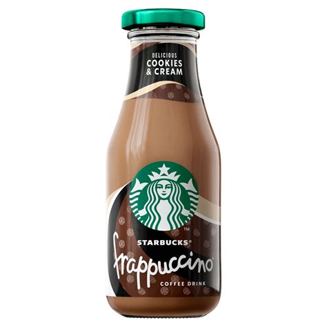 Starbucks Frappuccino Coffee Drink Delicious Cookies Cream Flavour Ml