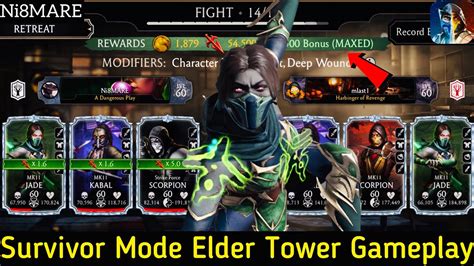 FW Survivor Mode Elder Tower Battle Ultimate Team Gameplay MK