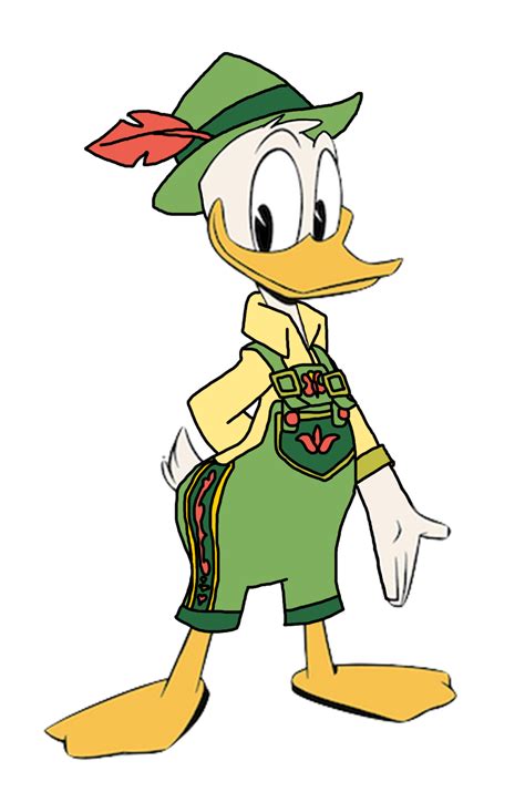 Donald Duck In His German Outfit By Camjpdx On Deviantart