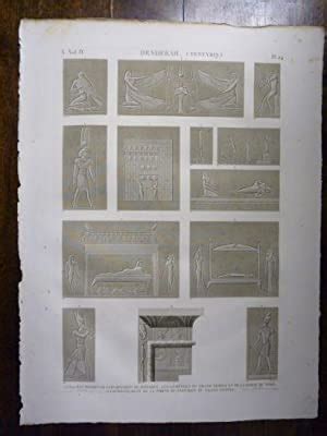 Description De L Egypte Denderah Tentyris Bas Reliefs De L