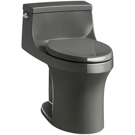 KOHLER San Souci 1 Piece 1 28 GPF Single Flush Elongated Toilet In