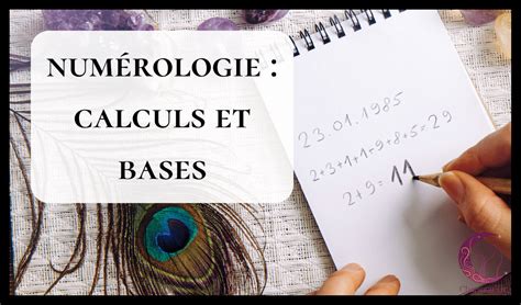 La numérologie calculs et bases