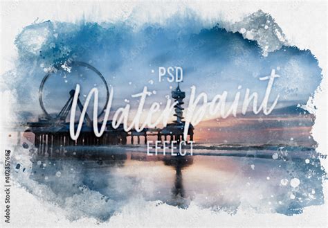 Watercolor Effect Mockup Stock Template | Adobe Stock