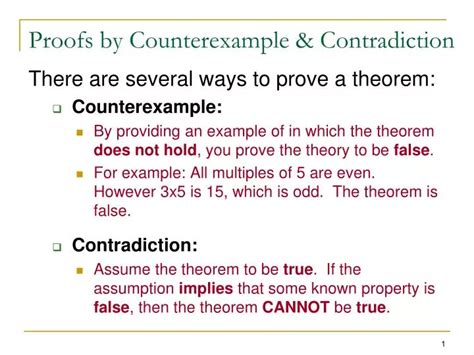 Examples Of Proof By Contradiction