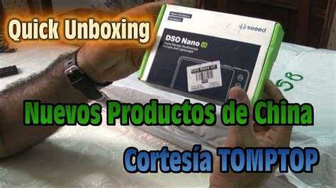 Quick Unboxing Nuevos Productos De China Cortesia De TOMTOP YouTube