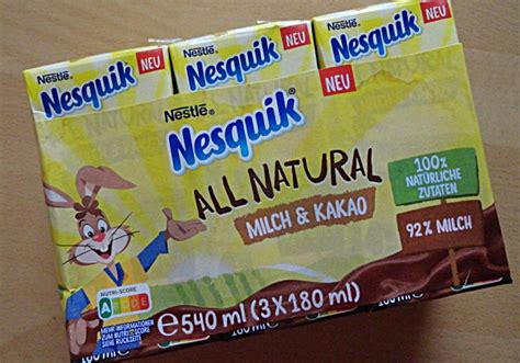 Getestet Nesquik All Natural Trinkfertiger Kakao Produkttest Lounge