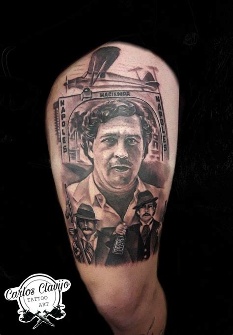 Pablo Escobar Tattoo Melhores Tatuagens De Braço Tatuagens De Gangue Tatuagem Do Olho Que