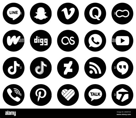 Youtube logo black and white hi-res stock photography and images - Alamy