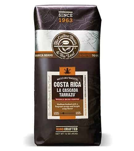 Coffee Bean And Tea Leaf Costa Rica La Cascada Tarrazu Whole Bean