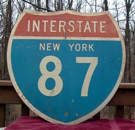 New York Interstate 87 Aaroads Shield Gallery