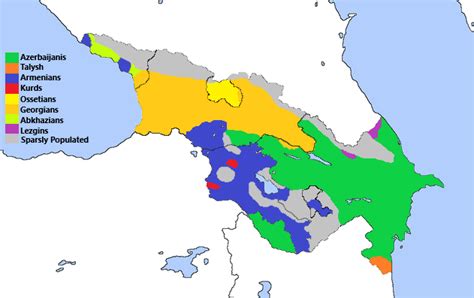 Ethnic map of the South Caucasus : r/armenia