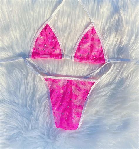 Extreme Micro Bikini Tiny Bikini Metallic Bikini Micro Etsy