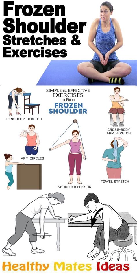 Simple And Effective Exercises To Fix A Frozen Shoulder Mobility Exercises Workout Plans