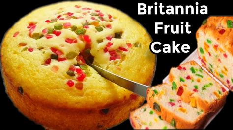 Britannia Fruit Cake Eggless Fruit Cake Soft Sponge Cake Without Oven फ्रुट केक Tutifruty Cake