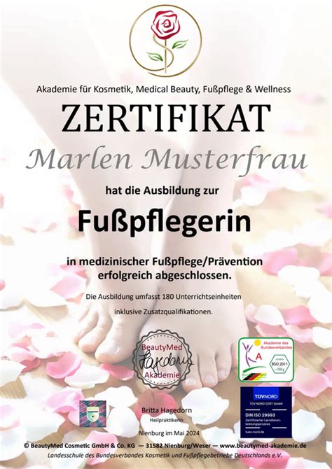 Fu Pflege Ausbildung Online Beautymed Cosmetic Akademie