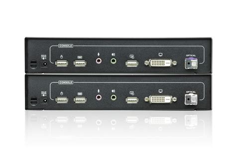 Ce690 Aten Usb And Dvi 20km Fibre Optic Kvm Extender Kvm Solutions