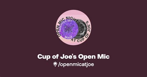 Cup Of Joes Open Mic Instagram Linktree