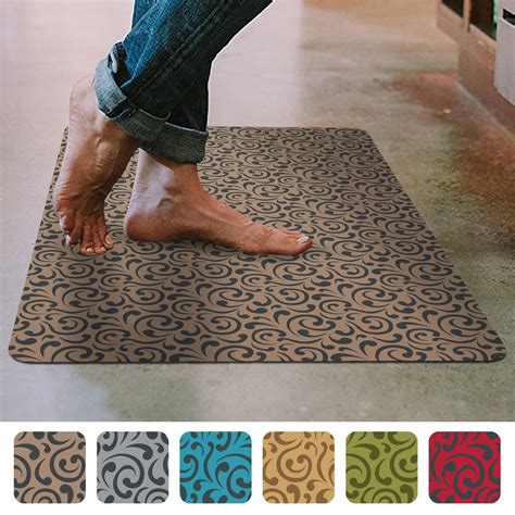 Floor Mat Ultra Thin Kitchen Rug With Rubber Backing 35x23 Etsy