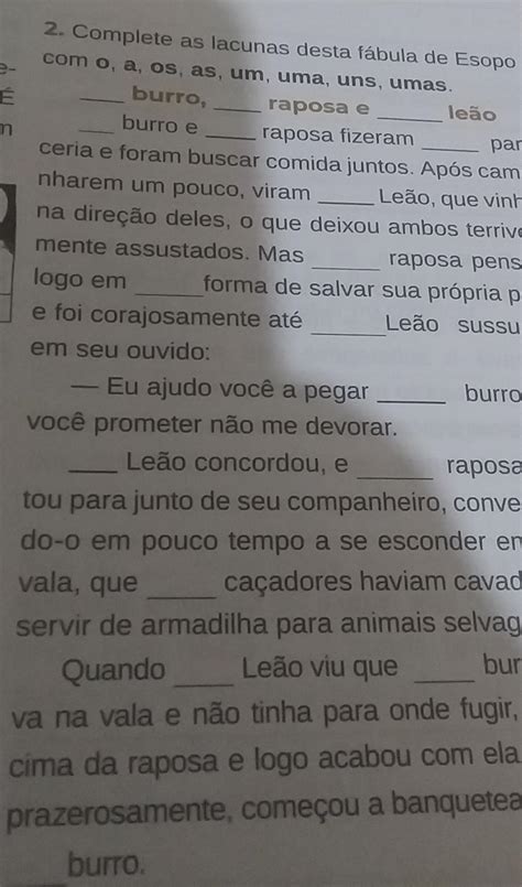 Me Ajudem Resolver Essa Quest O De Portugues Brainly Br