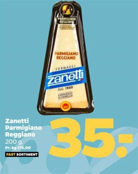 Zanetti Parmigiano Reggiano Tilbud Hos Netto