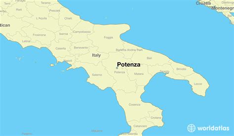 Potenza Italy Map - GOOGLESAMP