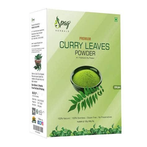 Curry Leaves Powder – SPAG HERBALS