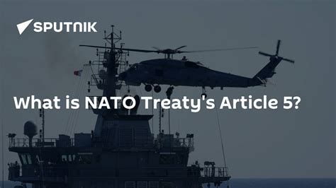 What Is Nato Treaty S Article 5 South Africa Today