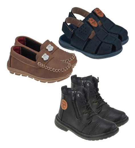 Kit Mocassim Infantil Menino Mercadolivre