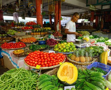 Rural Market In Mahebourg Mauritius Editorial Photography Image Of