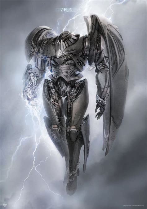 Zeus By Derylbraun On Deviantart Robot Concept Art Robots Concept