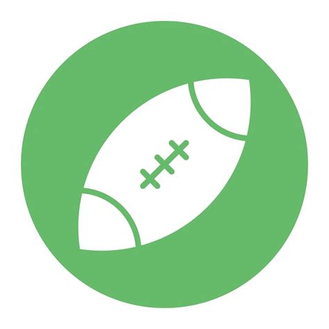 Premium Vector Rugby Ball Icon Vector Image Can Be Used For Rugby