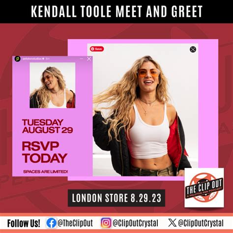 Peloton Instructor Kendall Toole Meets And Greets Fans In London