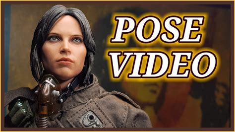 HOT TOYS JYN ERSO DELUXE EDITION POSE VIDEO STAR WARS ROGUE ONE 1 6 SCALE FIGURE YouTube