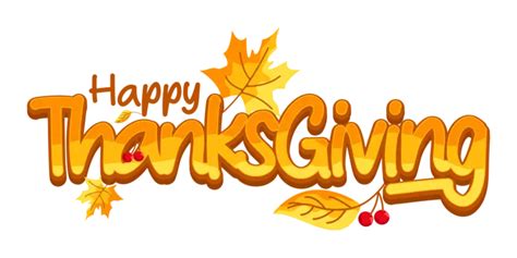 Thanksgiving Typography Design Thanksgiving Typography Holliday PNG