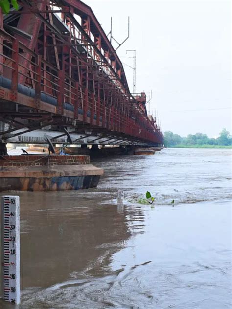 Delhi Flood Yamuna River Water Level Breaches Year Record Times