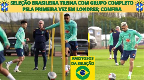 SELEÇÃO BRASILEIRA TREINA GRUPO COMPLETO PELA PRIMEIRA VEZ EM