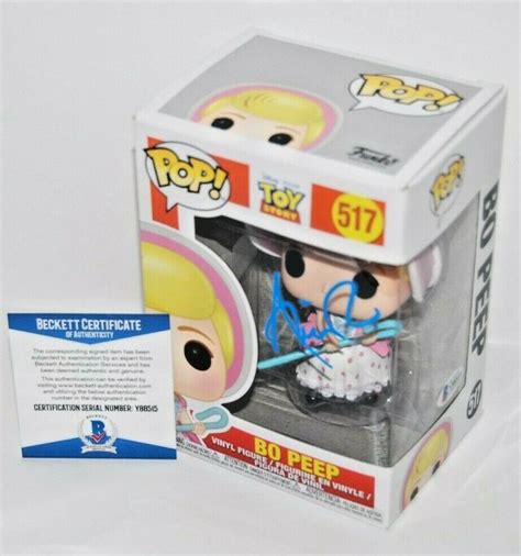 ANNIE POTTS Signed TOY STORY Disney Bo Peep Funko Pop 517 BECKETT