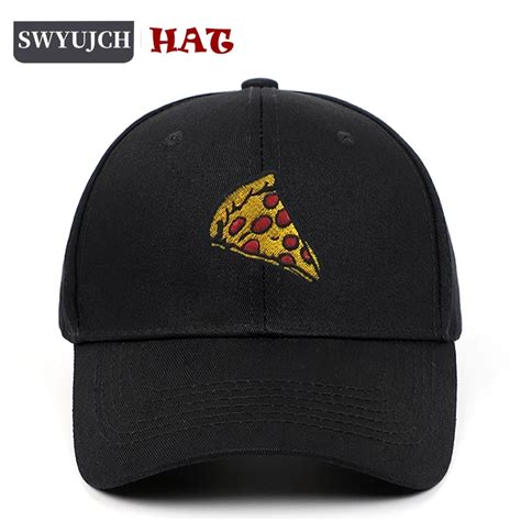 Gorras De B Isbol Con Bordado De Pizza Para Hombre Y Mujer Sombrero De