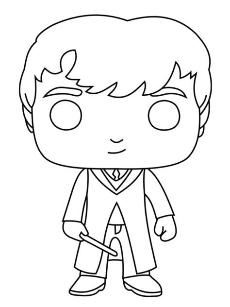 Coloring Pages Funko Pop Print Popular Character Figures